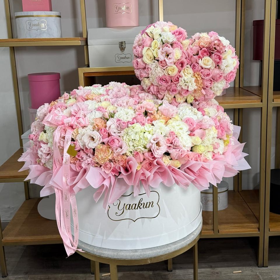 Caja blanca circular amor sweet
