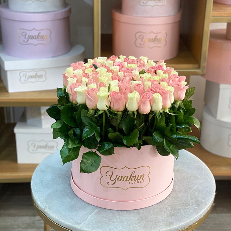 CAJA CIRCULAR ROSITA BELLO SENTIMIENTO DUO COLOR